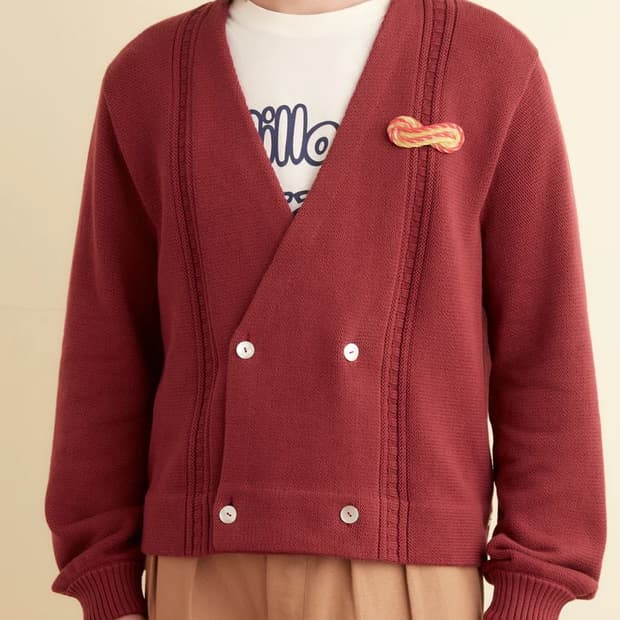 [M,L,XL]보디 BODE 더블 브레스트 가디건/ 마론