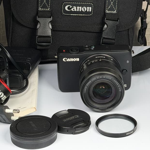 캐논 EOS M10 블랙 미러리스 카메라