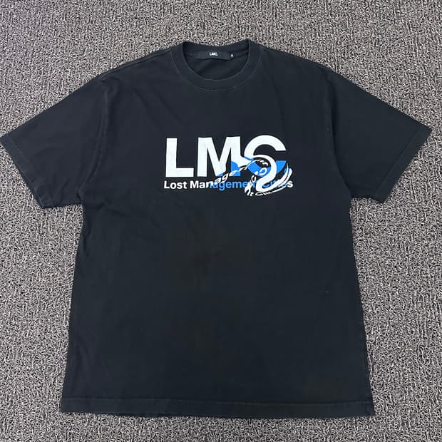 LMC 엘엠씨 빅로고 반팔티셔츠 블랙 M
