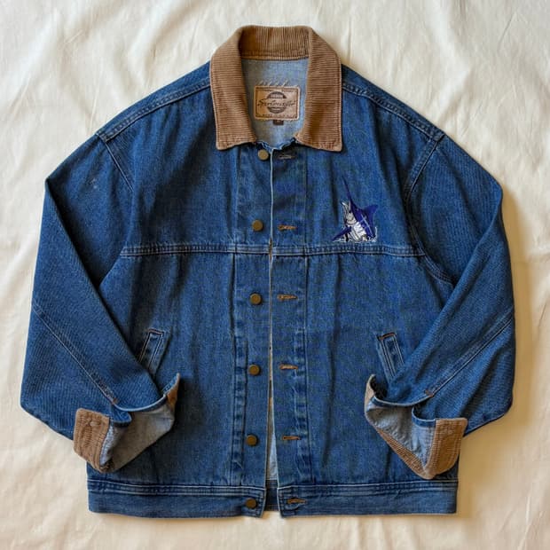 [M/105-108] 80s USA Sportsmaster 데님 자켓