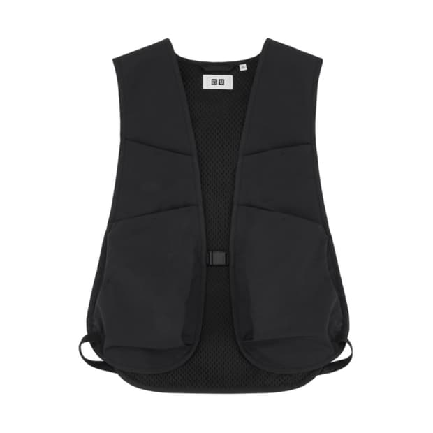 [L] 유니클로U 유틸리티 베스트 블랙