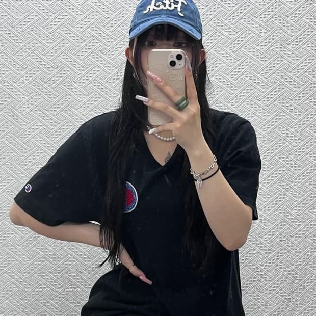 아베크롬비 빈티지 Y2K 레트로 캐주얼 딥블루 볼캡 S C13291
