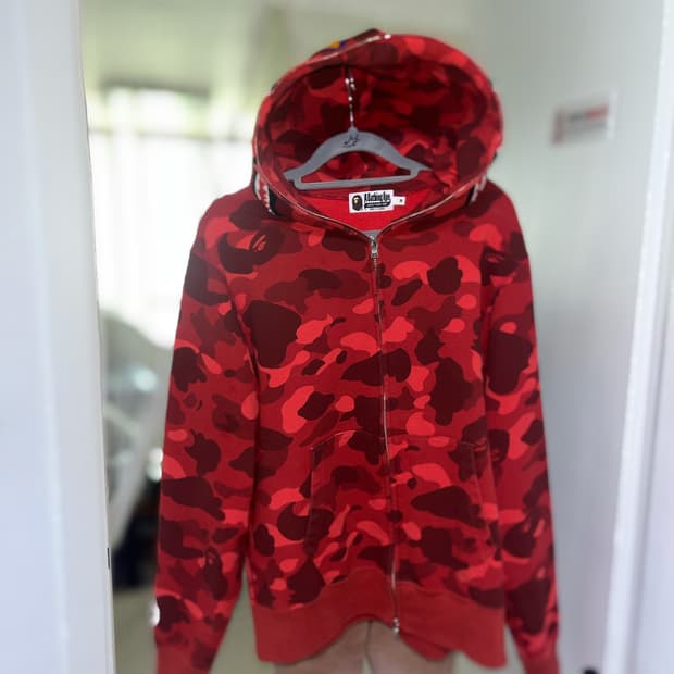 베이프 후드집업 M