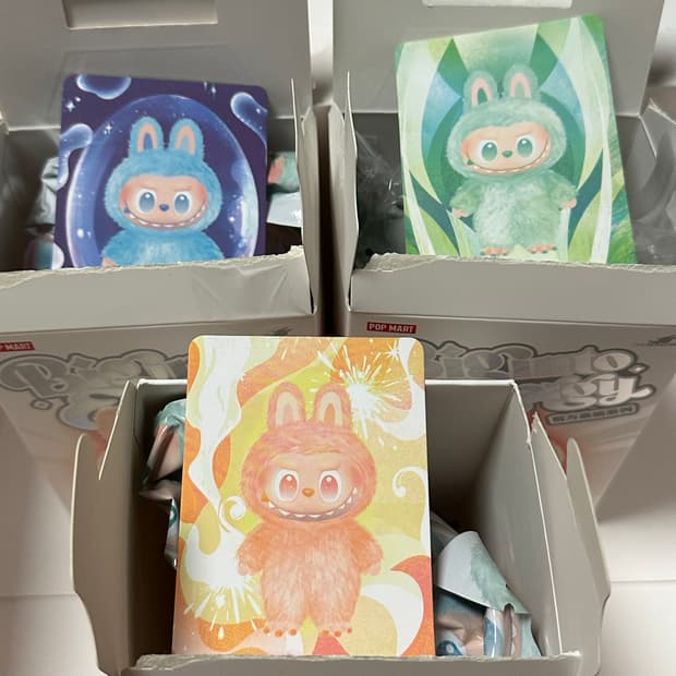 팝마트 라부부 하이라이트 / 나랑 놀자 시리즈 키링