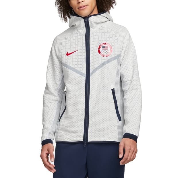 나이키 팀 USA 올림픽 테크팩 윈터 풀집 후디 자켓 후드 집업
