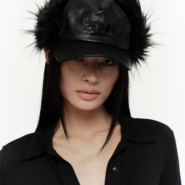 2000아카이브 퍼 이어플랩 캡