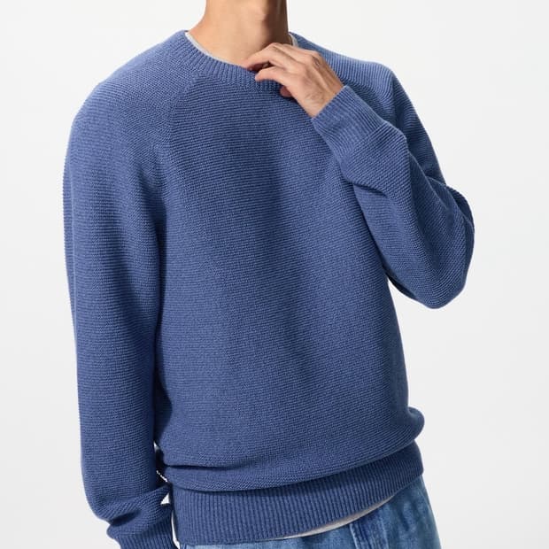 [새 상품] 유니클로 워셔블 3D니트 s(남녀공용)