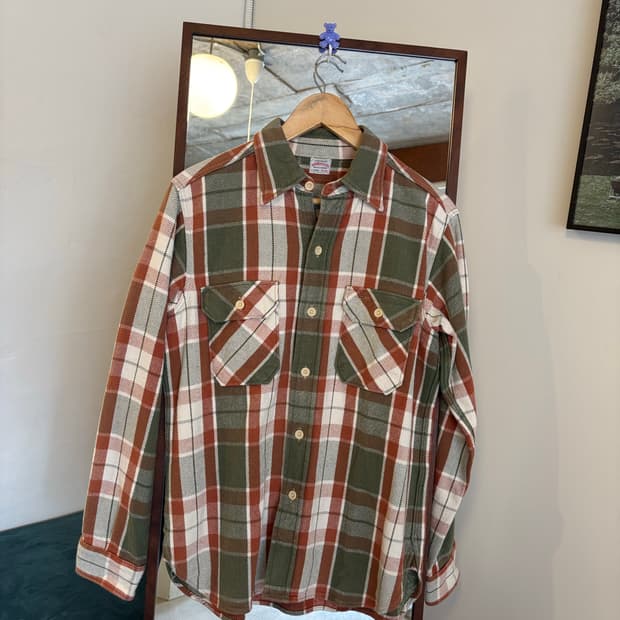 WAREHOUSE 웨어하우스 체크 플란넬셔츠