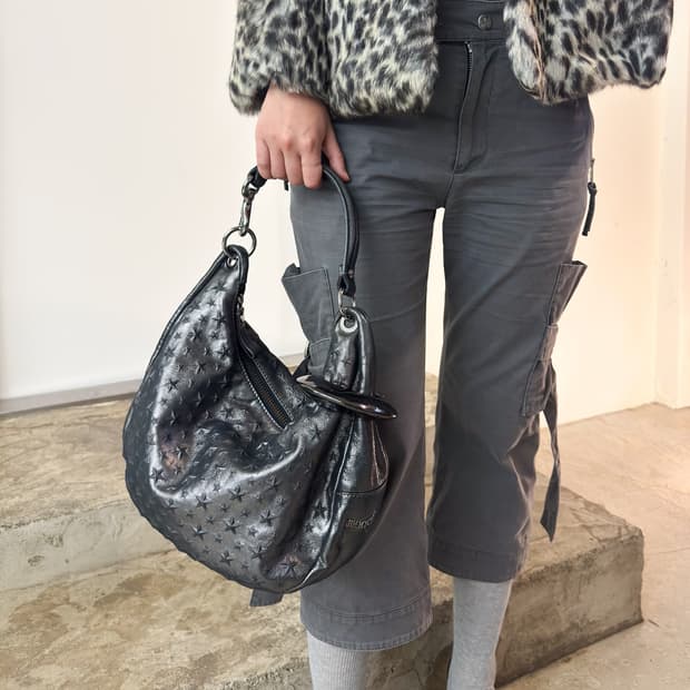 Jimmy Choo Sky Bangle Hobo Bag