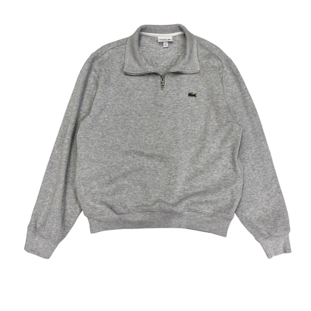 라코스테 클래식 핏 하프집업 맨투맨