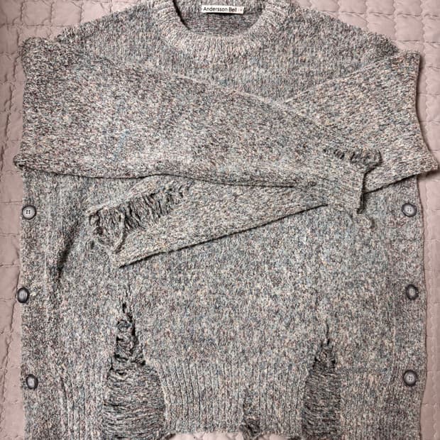 앤더슨벨 데미지 니트 M