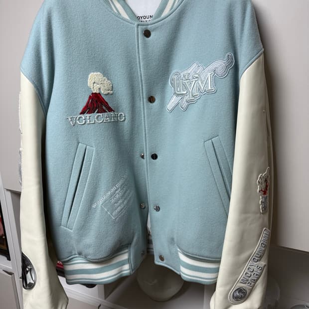 우영미 볼케이노 바시티 자켓 사이즈 50