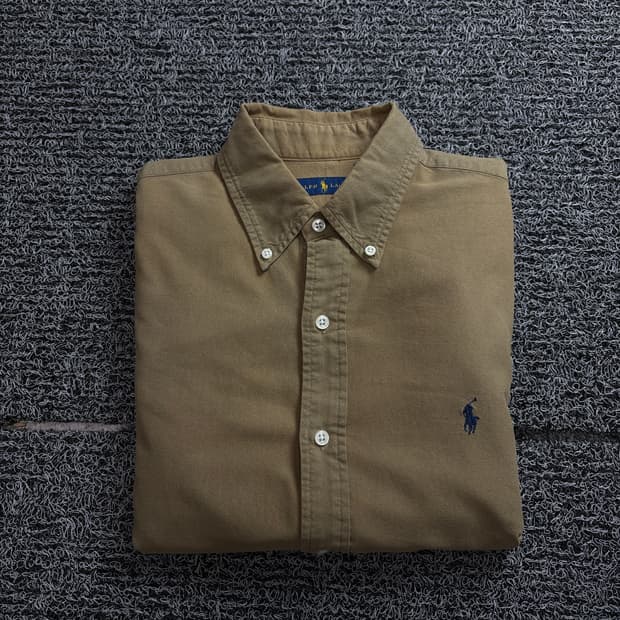 폴로 랄프로렌 신형 포니 브라운 박시핏 미나멀 셔츠 1578