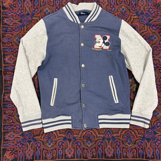 디즈니 오리지널 미키 바시티 스웨트 자켓