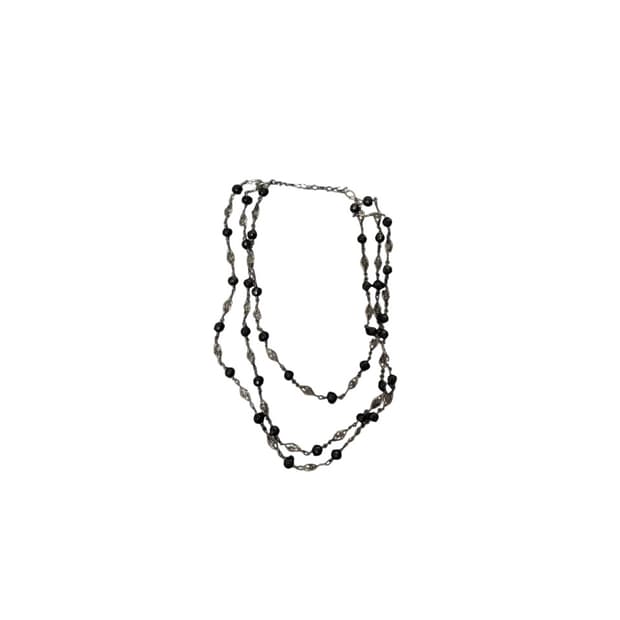 Black Beads Design Necklace