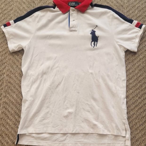 정품 폴로랄프로렌 빅포니 카라반팔티 L