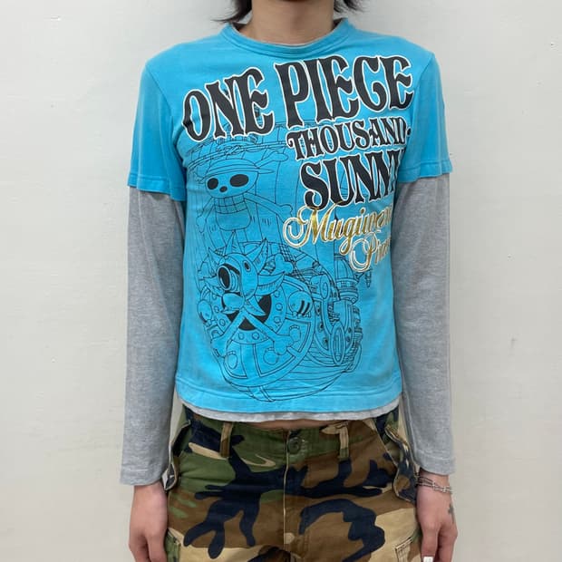 One-Piece Skeleton Blue Long Sleeve 