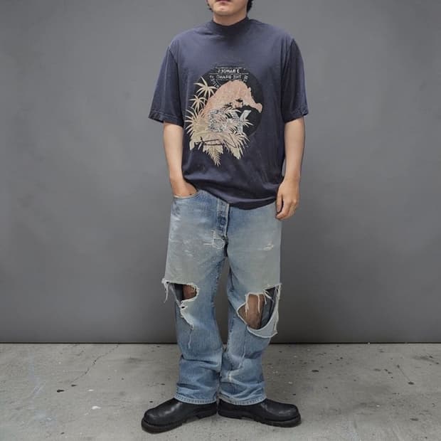 17SS Y-3 요지야마모티 반팔티 L M0267