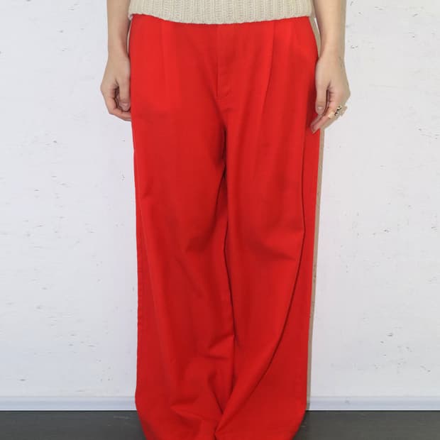 콰이단 에디션 19AW 하이 라이즈 와이드 팬츠