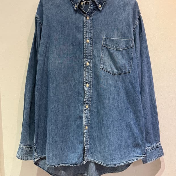  Old UNIQLO Denim Button-Down Shirt