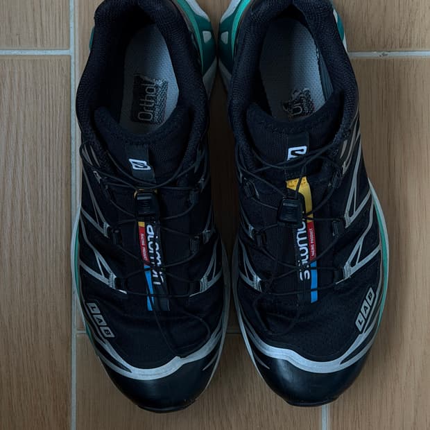 [265] 살로몬 XT-6 블랙 민트 리프