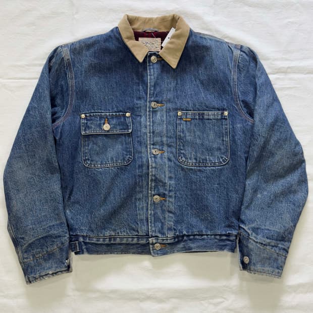 80s 폴로 랄프로렌 덩가리 데님 재킷 USA