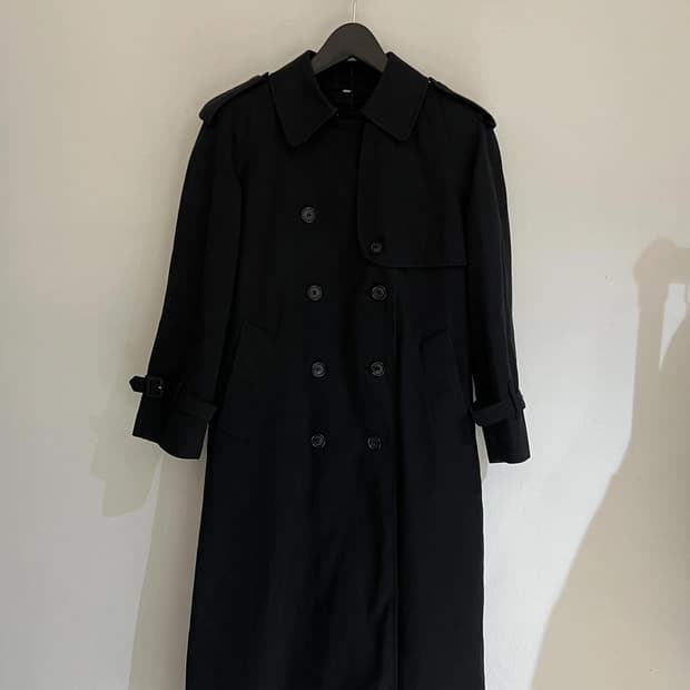 버버리 블랙 트렌치코트