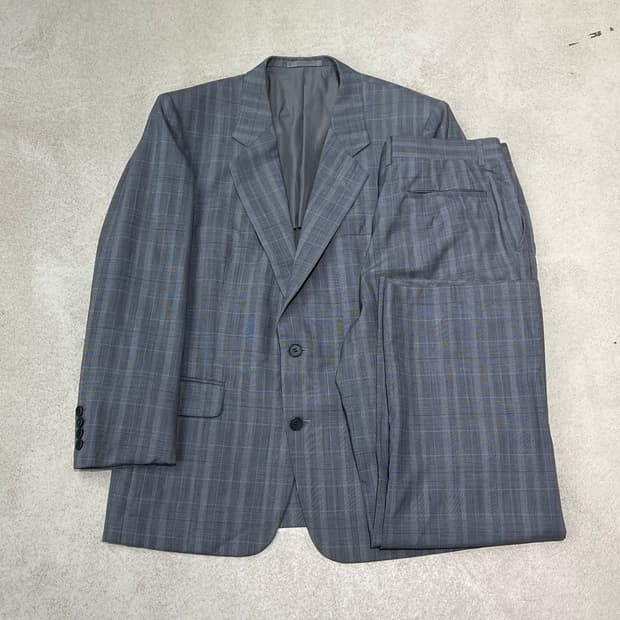 크리스찬디올 울 체크 셋업 s10739