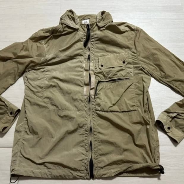 cp컴퍼니 나일론 후드 바람막이 고글