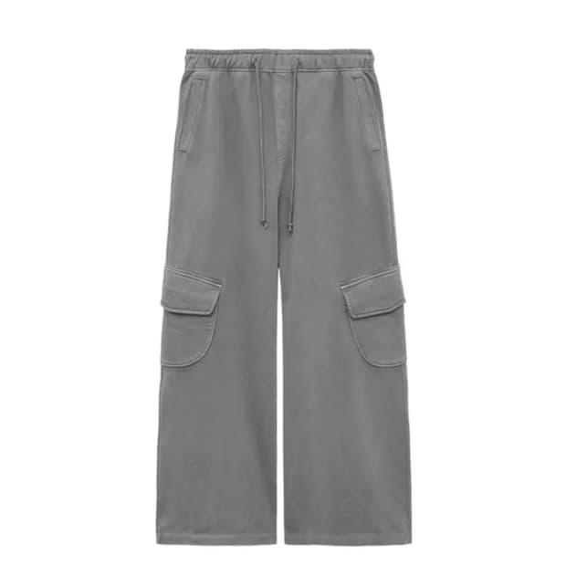 [2] 폴리테루 휴먼인덱스 휴먼 카고 스웻 팬츠 더티 그레이