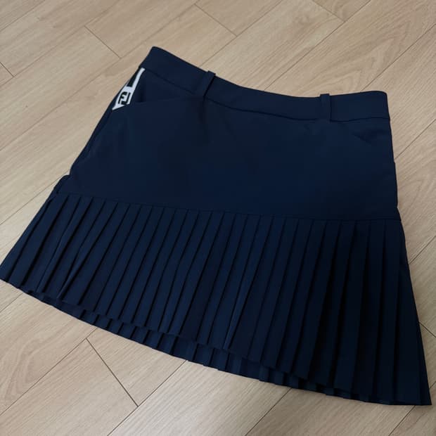 풋조이 FJ 네이비 플리츠 스커트 61사이즈