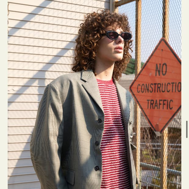 새상품 웨이비니스 스트라이프 니트