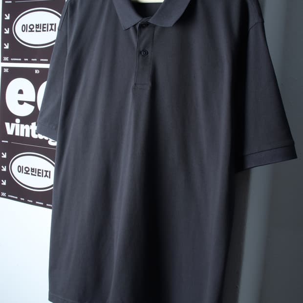 (XL-2XL) 무신사 스탠다드 반팔 카라 티셔츠 오버핏-H33505