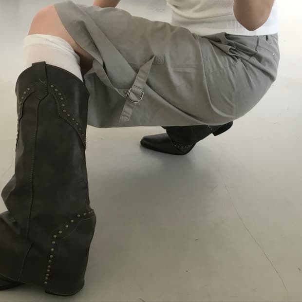 vintage grey cargo pants
