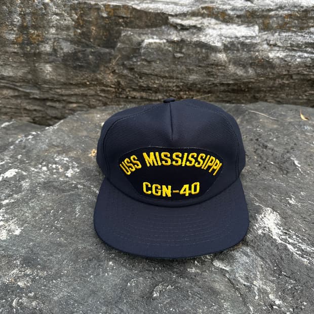 90's new era uss mississippi cap