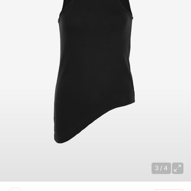 (구해요) 세릭 Assymmetry sleeveless 블랙