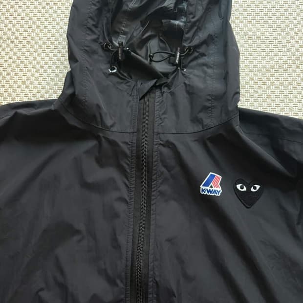 꼼데가르송 X 케이웨이 바람막이 블랙