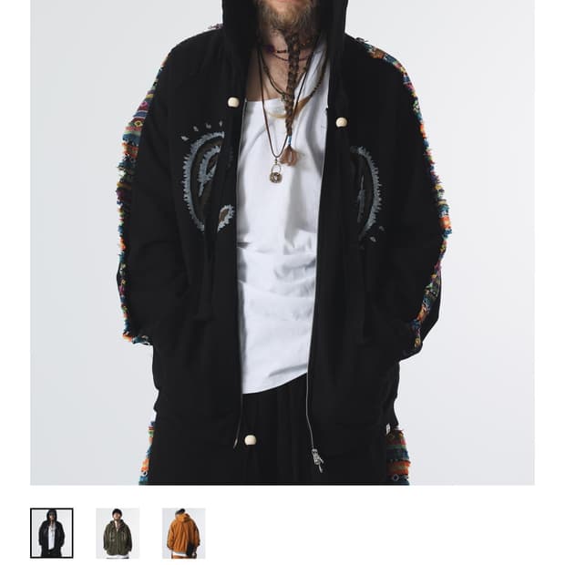 에씰미 후드집업 (Black)