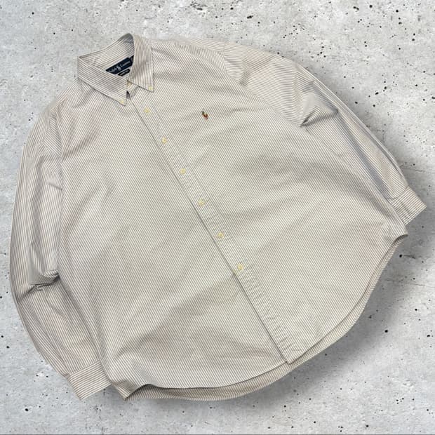 [2XL] 폴로랄프로렌 클래식핏 스트라이프 셔츠 D985