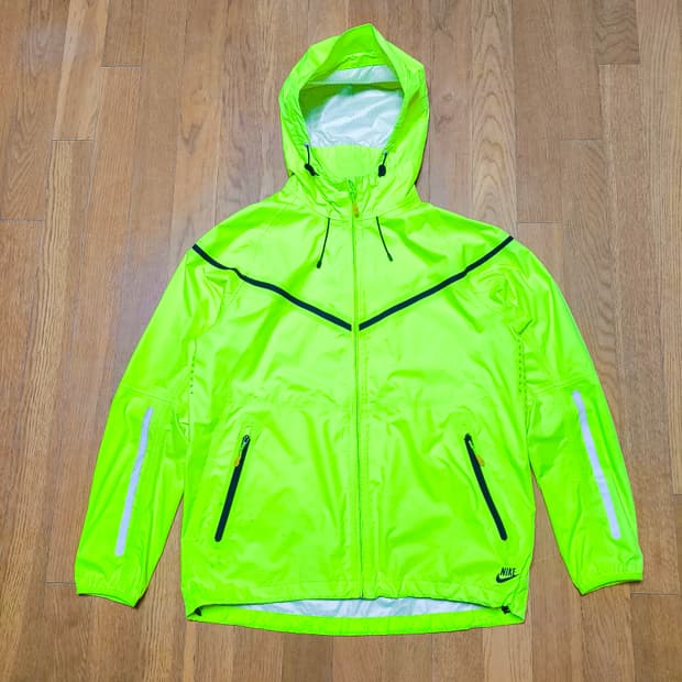 [XL] 나이키 트랙&필드 네온 바람막이 자켓