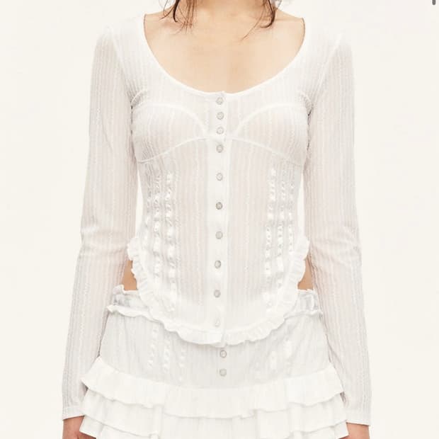 쓰리타임즈 트와일라잇 셋업 화이트