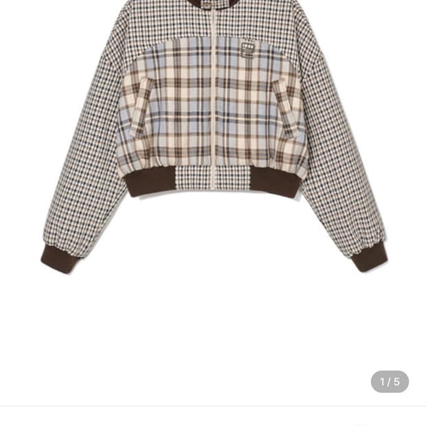 글로니 RUSSELL PLAID BLOUSON 러셀 블루종