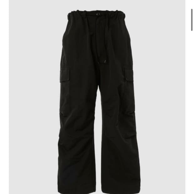 꼼데가르송 옴므 나일론코튼 카고팬츠