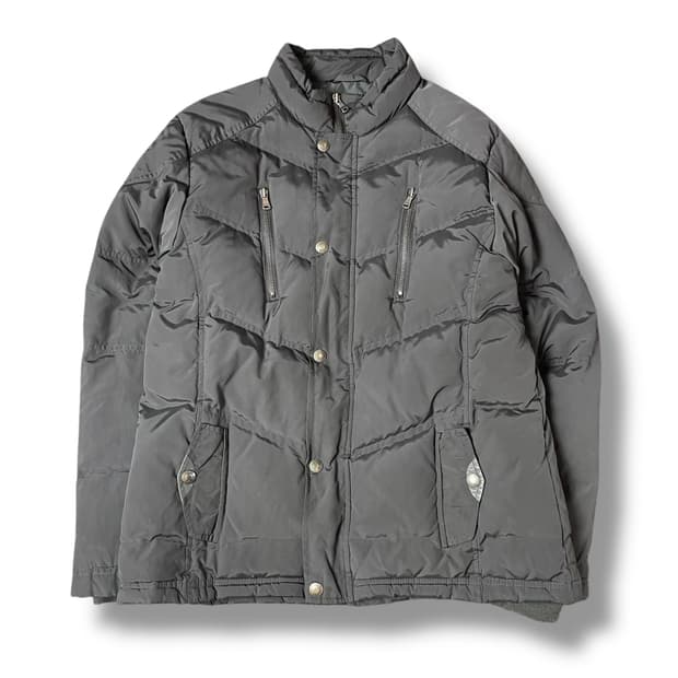 캘빈클라인진스 그레이 덕다운 패딩 M