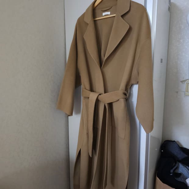 FLAT BASE 캐시미어 핸드메이드코트