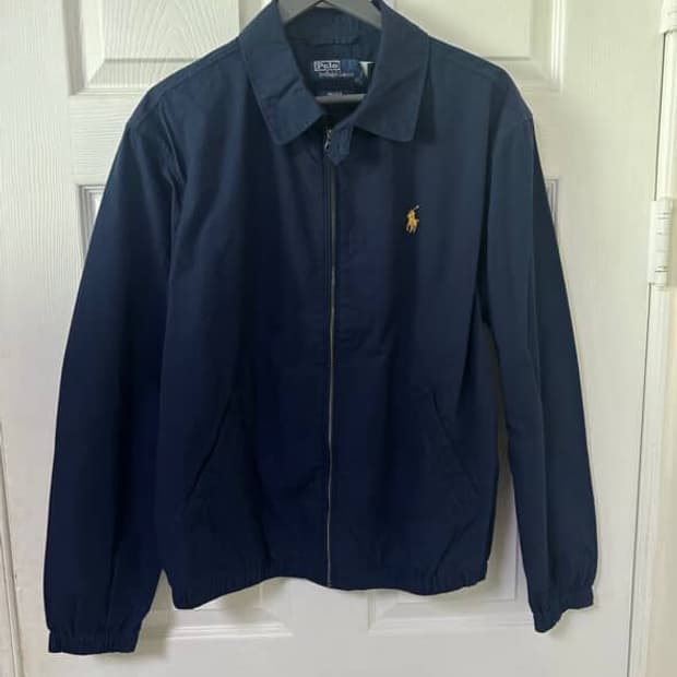 Polo Ralph Lauren 빅로고 코치 자켓 네이비