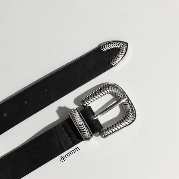 [Unisex] 롬 웨스턴 스터드 벨트