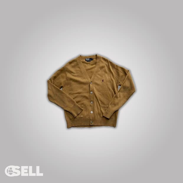 폴로 브라운 가디건