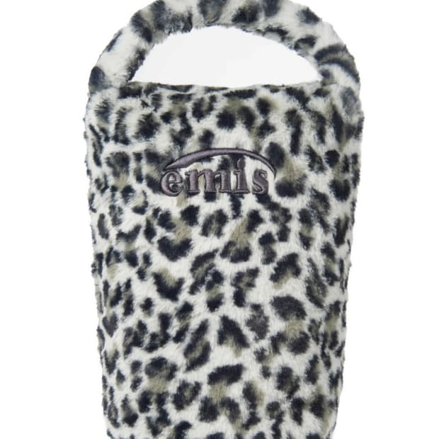 EMIS 이미스 레오파드 퍼 미니백 그레이 레오파드