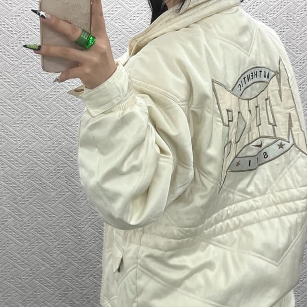 나이키 빈티지 스트릿 힙합 백로고 스키 점퍼 자켓 90 C08650